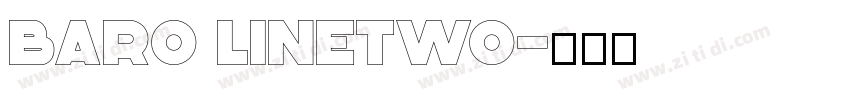 Baro LineTwo字体转换